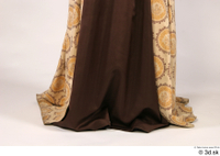  Photos Medieval Civilian in dress 3 brown dress lower body medieval clothing 0015.jpg